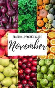 Seasonal Eating Your Guide To November Produce