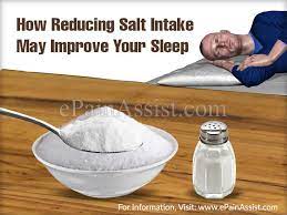 Salt Reduction May Help to Improve Sleep