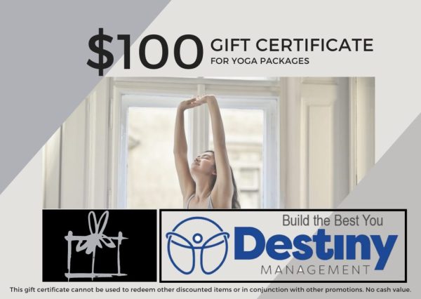 Yoga Gift Certificate $100