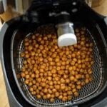 air fryer with chickpeas