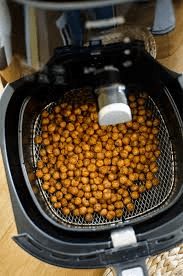 air fryer with chickpeas