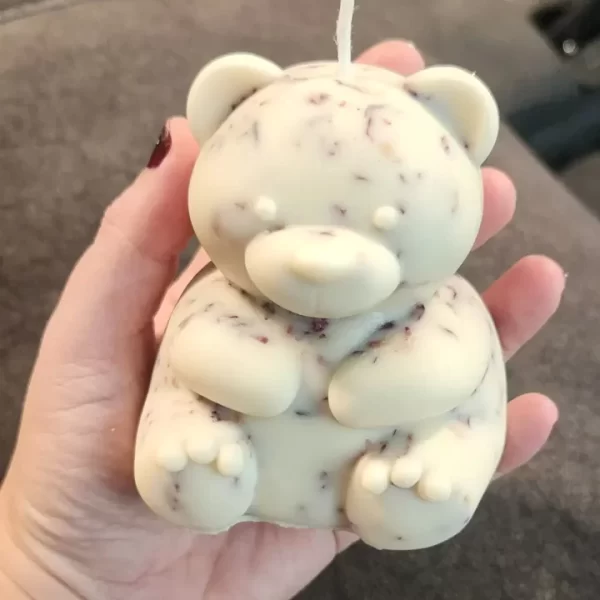 teddy bear candle 2