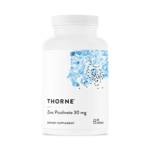Thorne Zinc Picolinate 30 mg 180 count