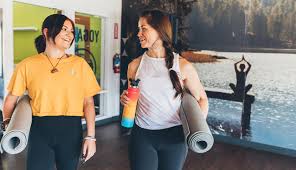 2 women as workout buddies