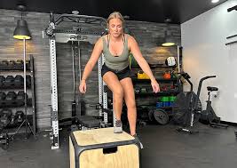 woman performing a speed and agility exercise