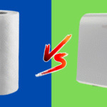 image of paper towels and a hand dryer