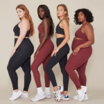 4 women in exercise clothing