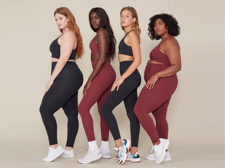 4 women in exercise clothing
