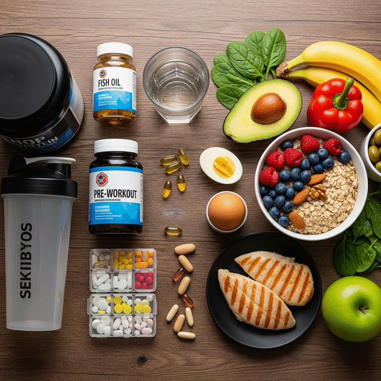 an image of supplements and whole-foods.