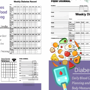 Diabetes Logbook: Complete Diabetes Journal with Daily Food and Blood Sugar Logs, Blood Pressure Logs, Meal Planners, Fitness Calendars, Body Measurement Tracker, and More!