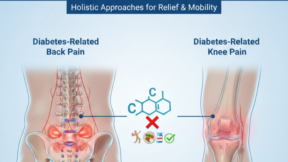 Managing Diabetes-Related Back and Knee Pain