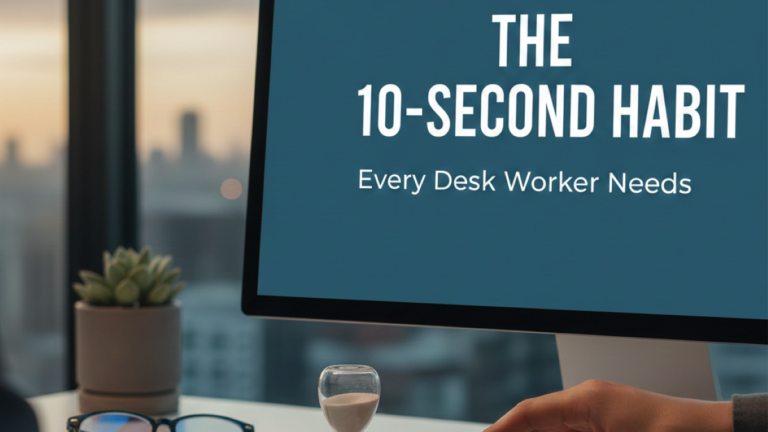 The 10-Second Habit Every Desk Worker Needs