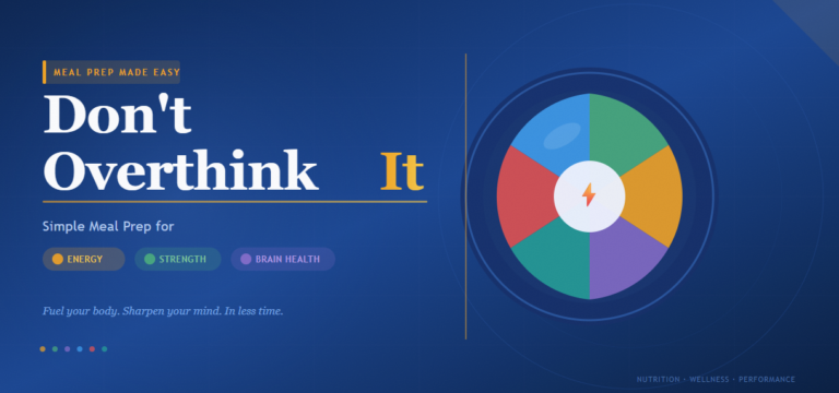 Don’t Overthink It: Simple Meal Prep for Energy, Strength, and Brain Health