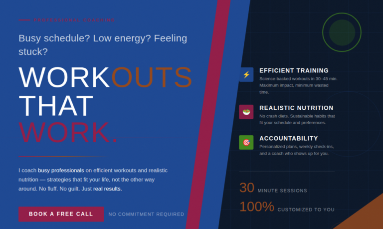 Busy Schedule? Low Energy? Feeling Stuck?