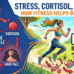 Stress, Cortisol, and Hair Fall: How Fitness Helps Break the Cycle