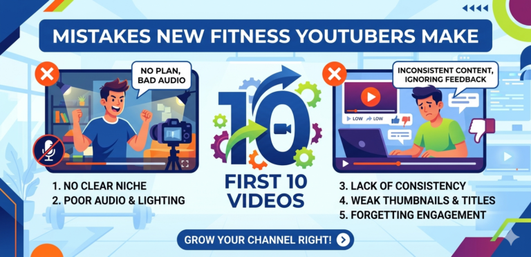Mistakes New Fitness YouTubers Make in Their First 10 Videos