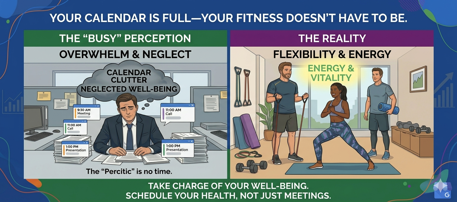 Your Calendar Is Full—Your Fitness Doesn't Have to Be