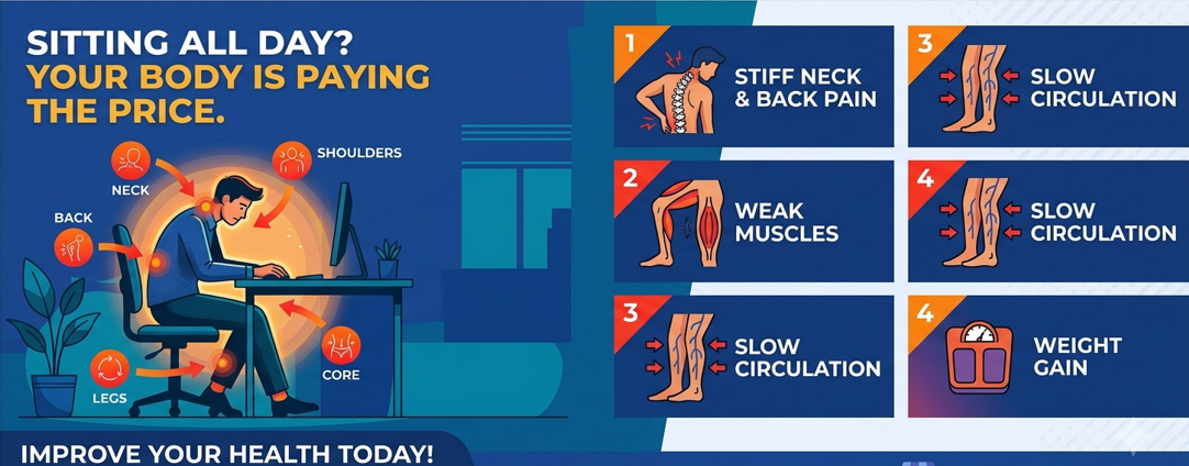 Sitting All Day? Your Body Is Paying the Price