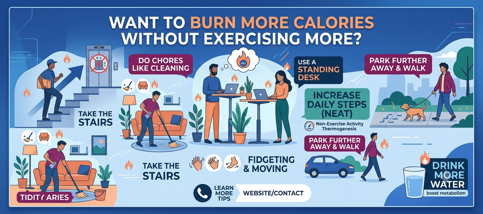 Want to Burn More Calories Without Exercising More?