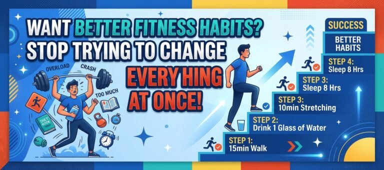 Want Better Fitness Habits? Stop Trying to Change Everything at Once!