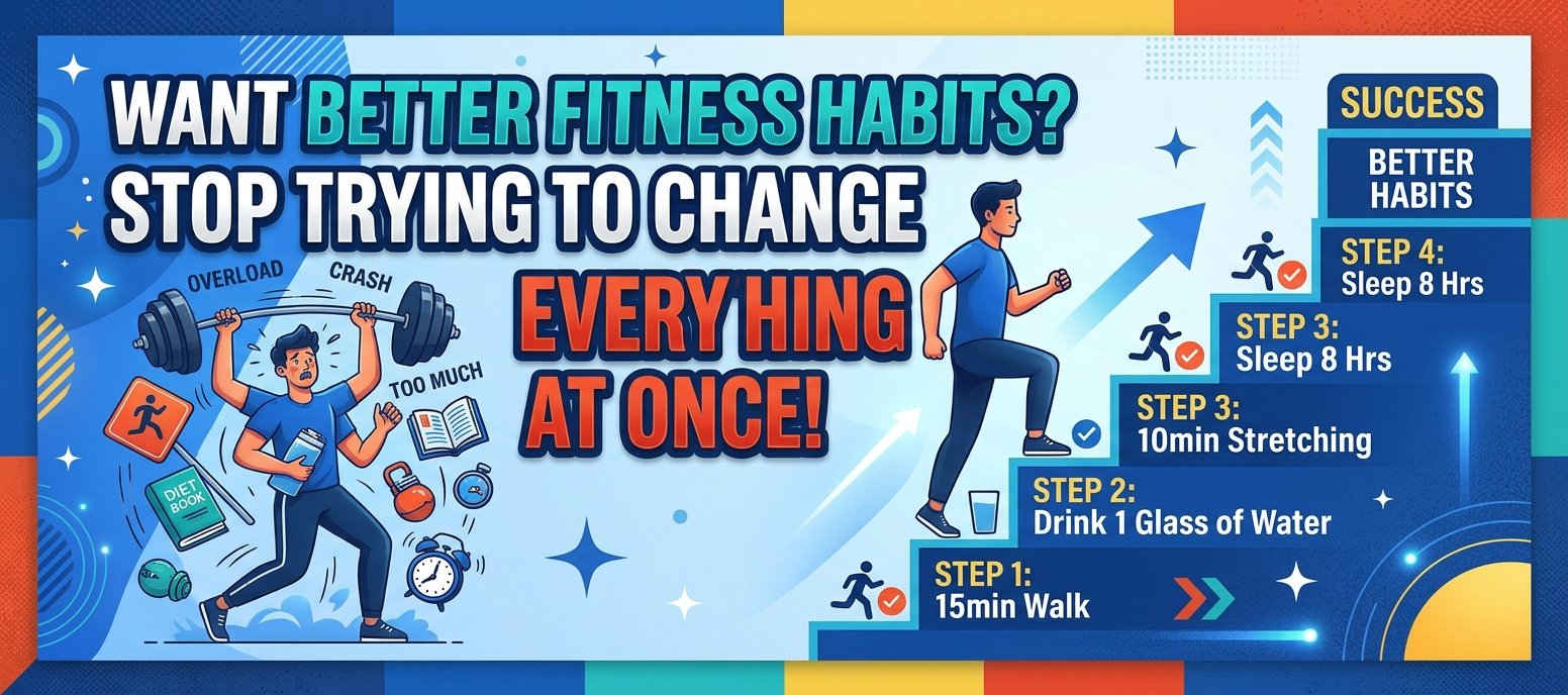 Want Better Fitness Habits? Stop Trying to Change Everything at Once!