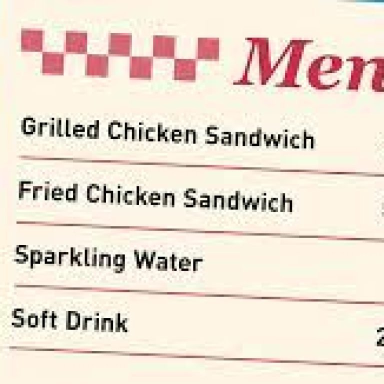 Calorie Counts on Menus