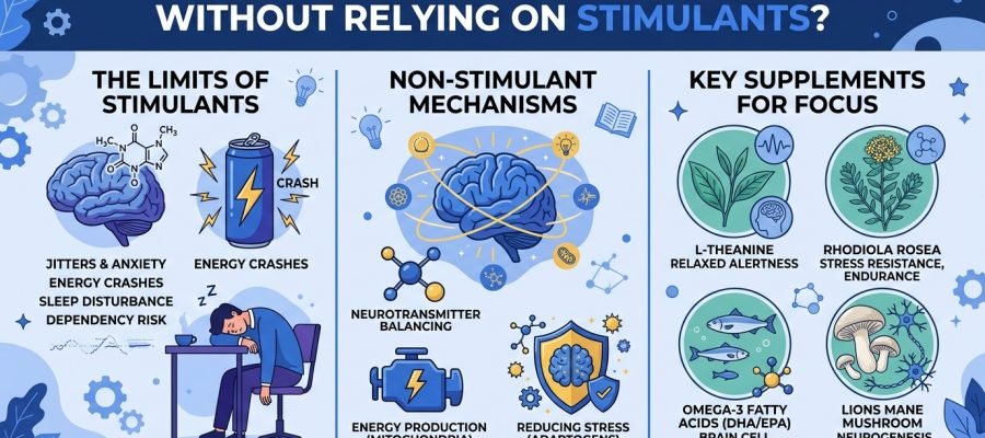 Can Supplements Support Mental Focus Without Relying on Stimulants