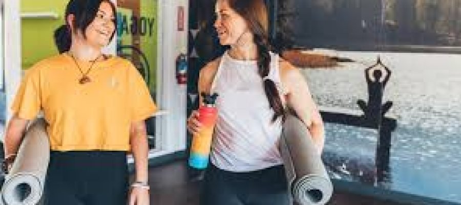 2 women as workout buddies