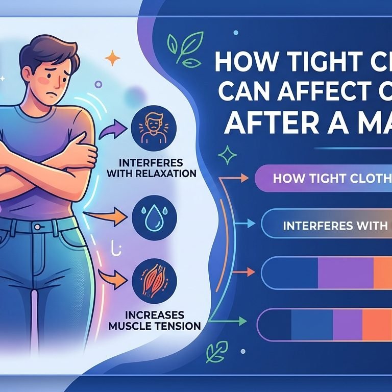 How Tight Clothing Can Affect Comfort After a Massage