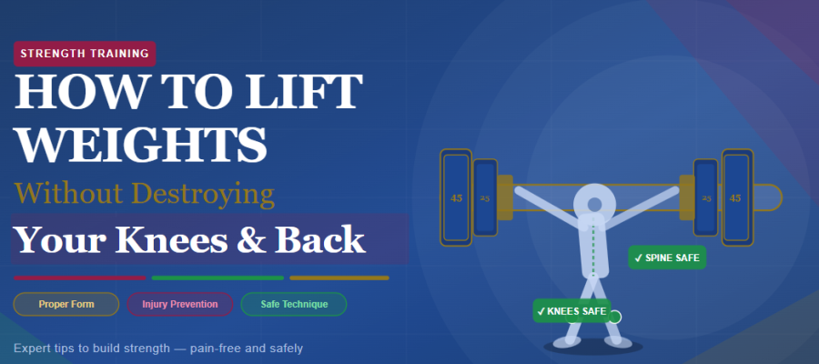 How to Lift Weights Without Destroying Your Knees and Back