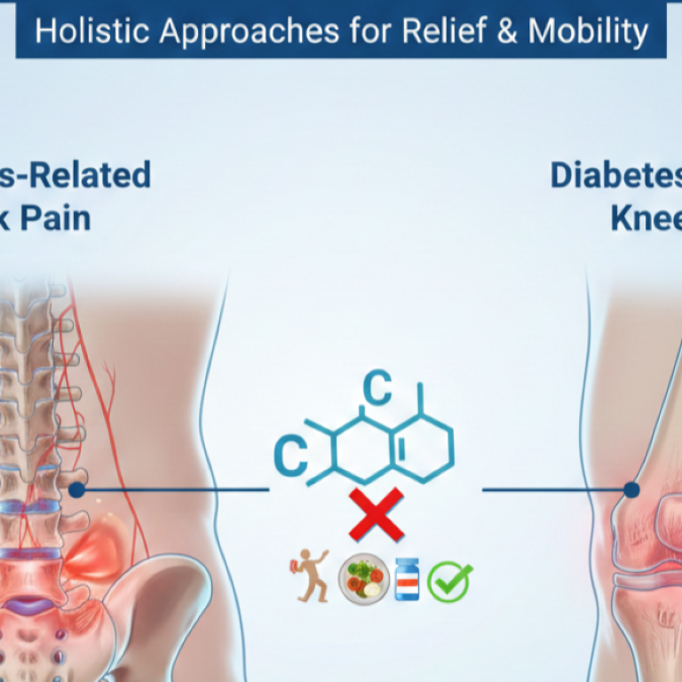 Managing Diabetes-Related Back and Knee Pain