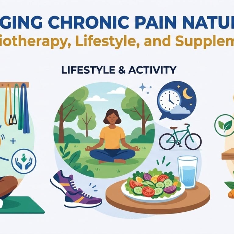 Managing chronic pain naturally: physiotherapy, lifestyle, and supplements