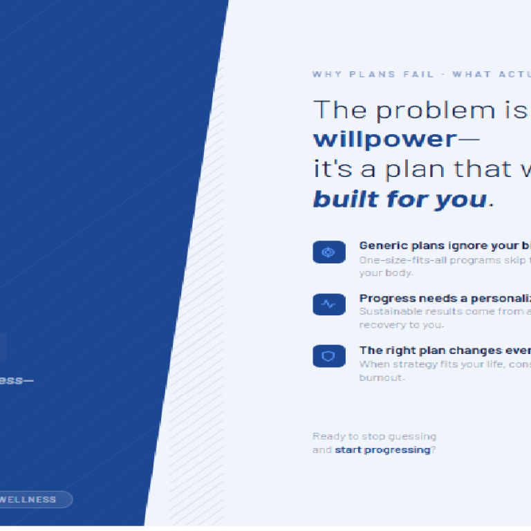 Most People Don’t Fail at Fitness—They’re Just Following the Wrong Plan