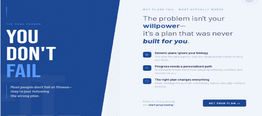 Most People Don’t Fail at Fitness—They’re Just Following the Wrong Plan