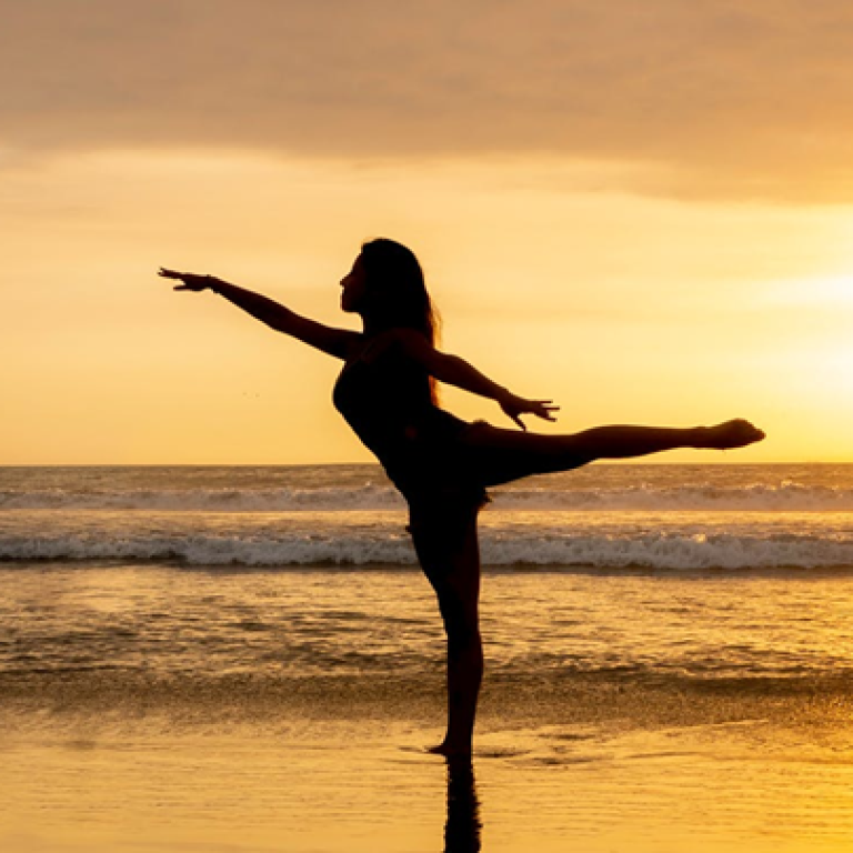 Oceanic Tranquility-Embracing Mental Serenity through Yoga by the Sea
