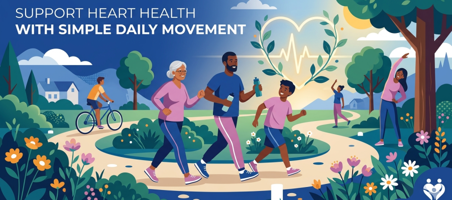 Support Heart Health with Simple Daily Movement