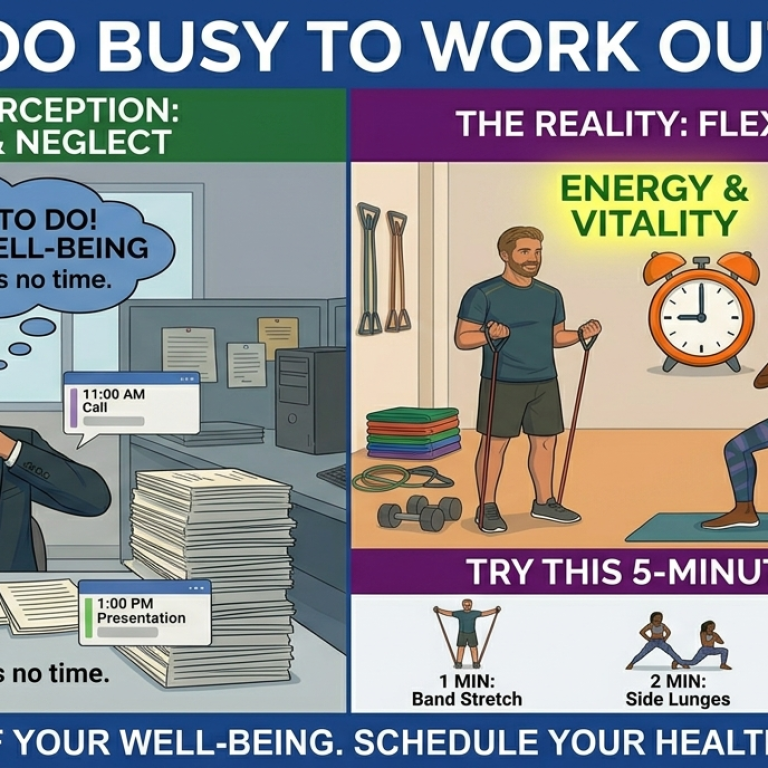 Too Busy to Work Out? Try This 5-Minute Fitness Hack