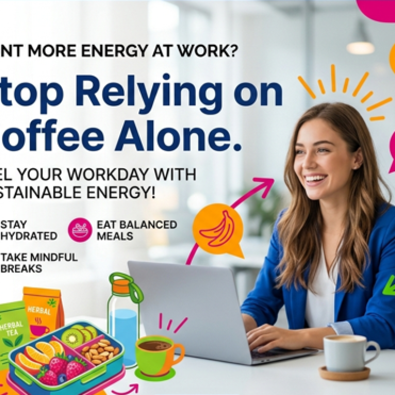 Want More Energy at Work? Stop Relying on Coffee Alone