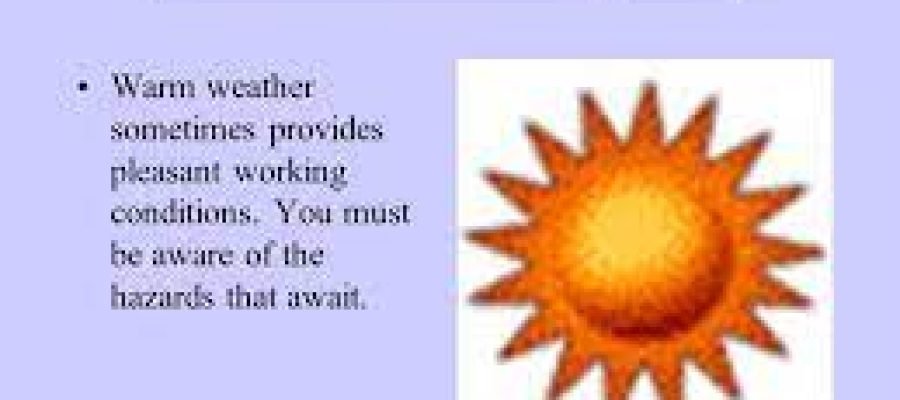 Warm Weather Injuries